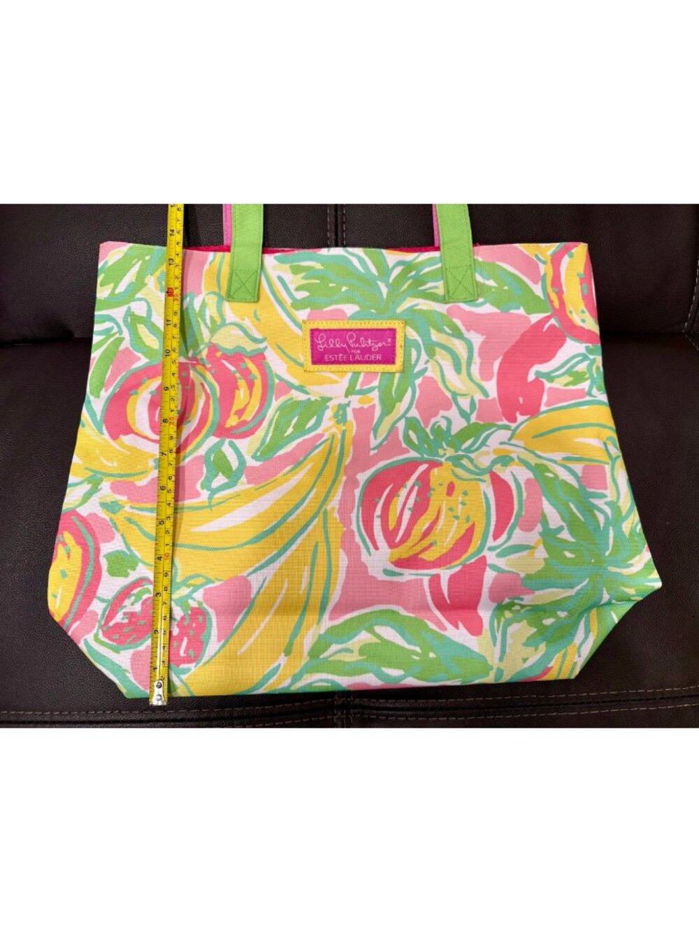 Lilly Pulitzer for Estée Lauder Tropical Fruit Floral Tote Bag - Picture 8 of 9
